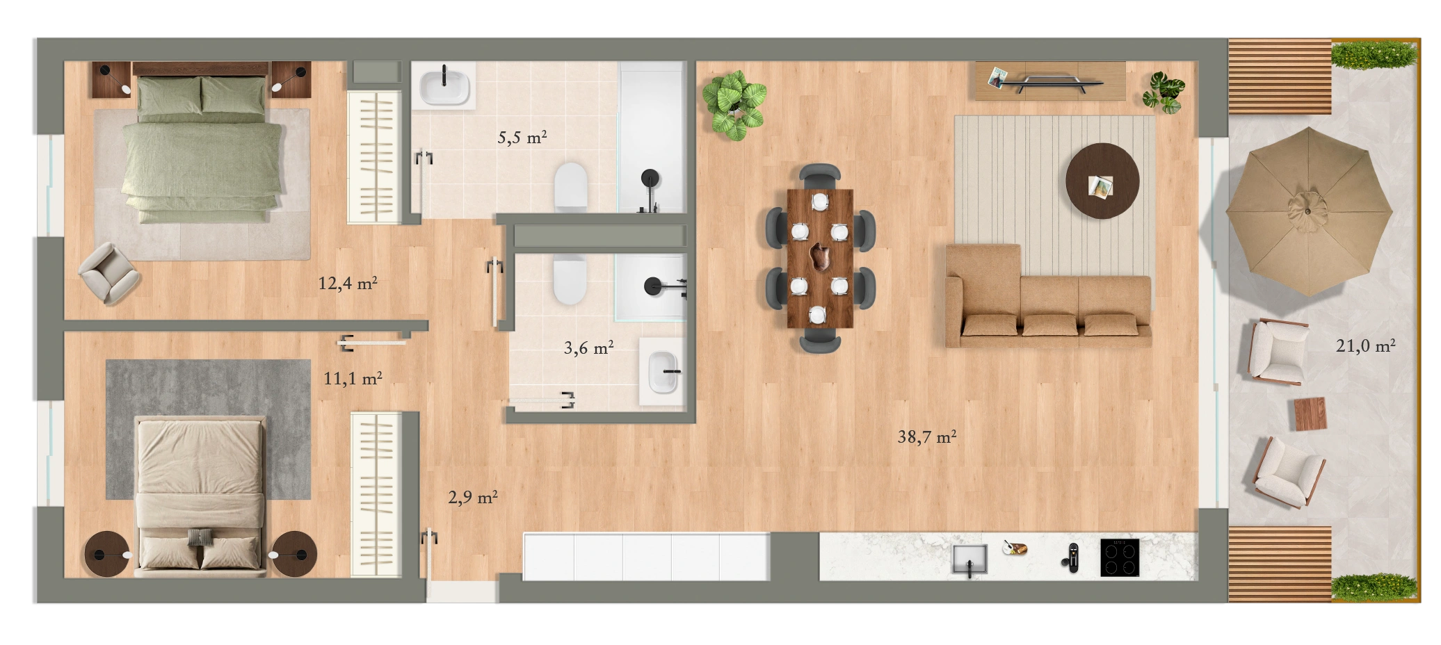 Planta T2